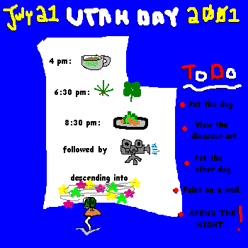 utah day activity menu